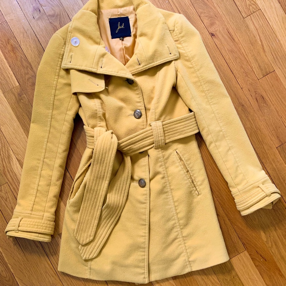 Jack by BB Dakota Yellow Peacoat